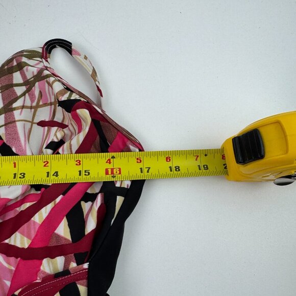 Christina One Piece Abstract Design Swim Bathing Suit - Picture 9 of 11